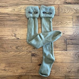 Boot socks sage green